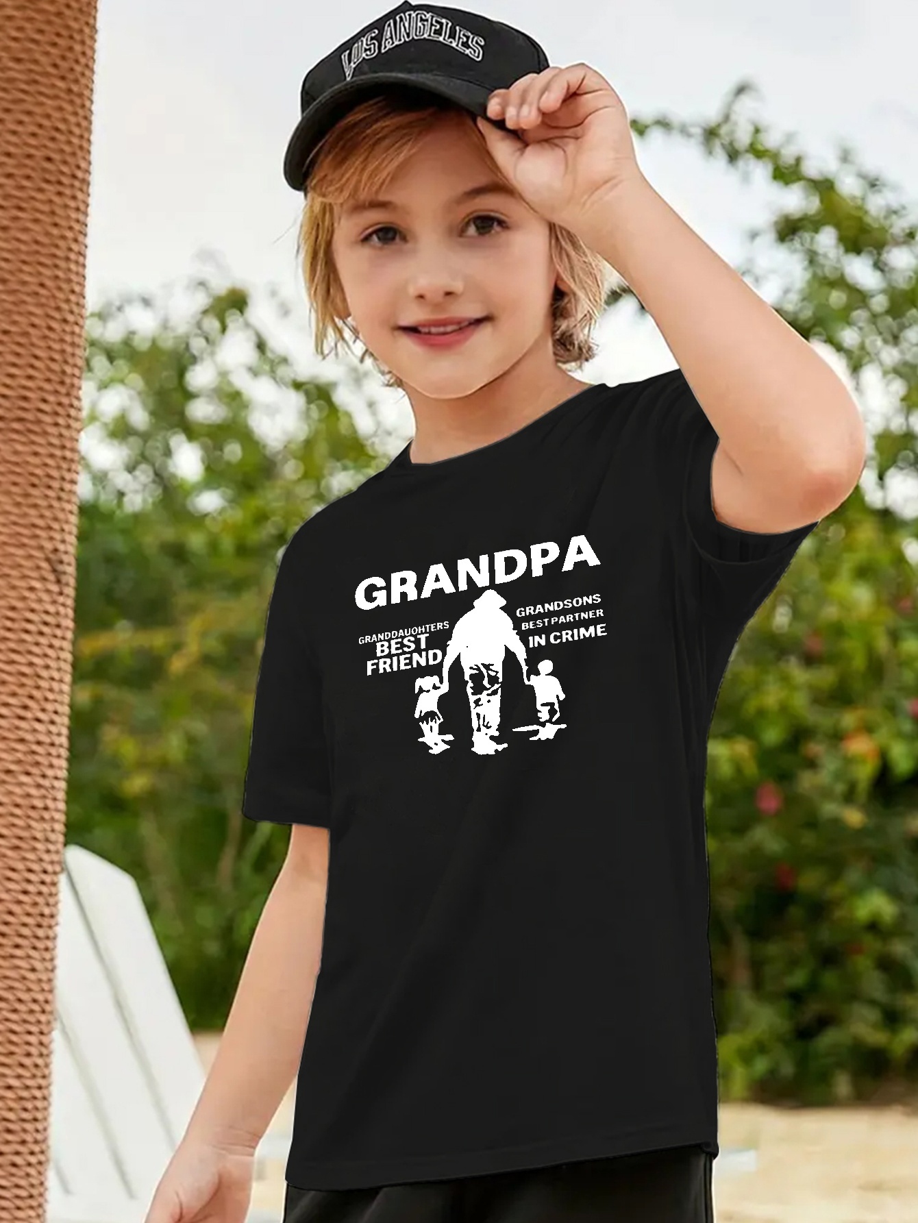 Baseball Grandpa (Dark) Short-Sleeve T-Shirt