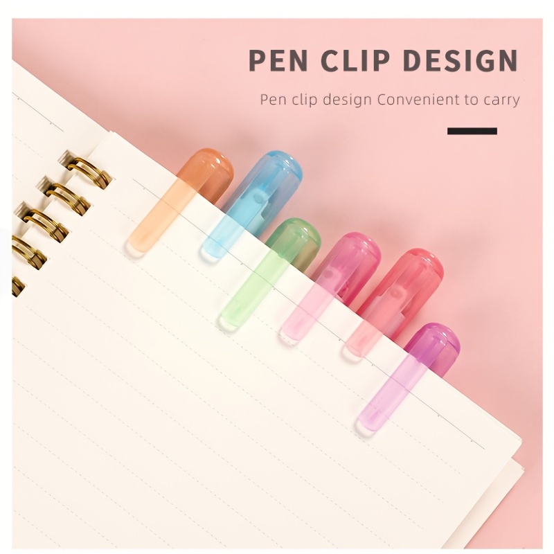 Quick drying Colorful Curve Highlighters Cute Pattern - Temu