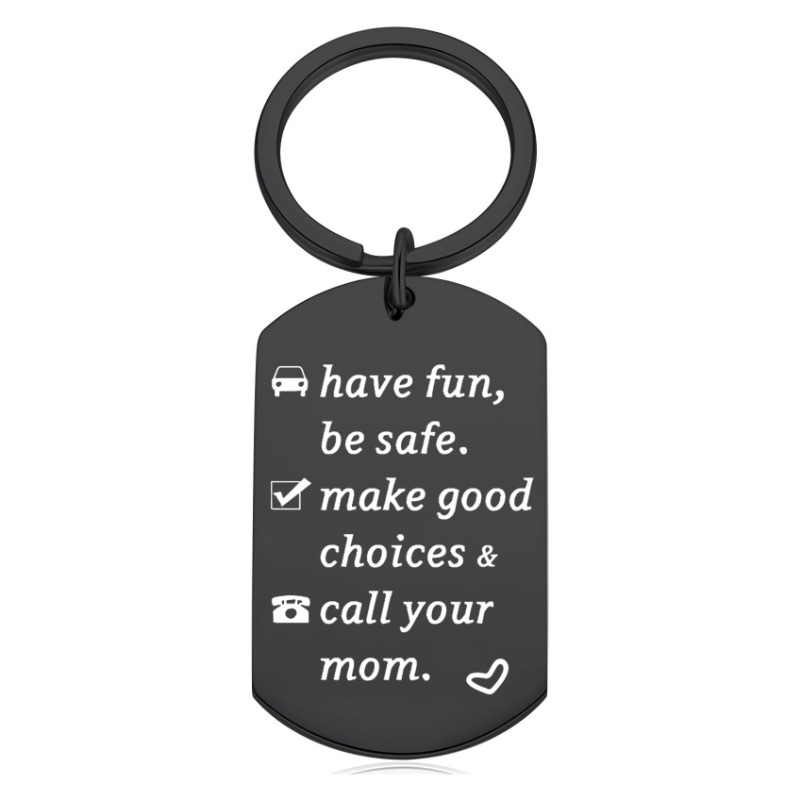 Call Your Mom Keychain for New Driver Gifts for Graduation 16 Year Old Boy  Girl Son Daughter Birthday Key Chain 