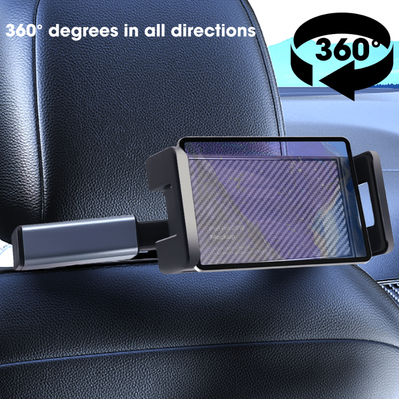 Auto-Rücksitz-Kopfstützen-Telefonhalter, Dehnbarer Tablet-Ständer