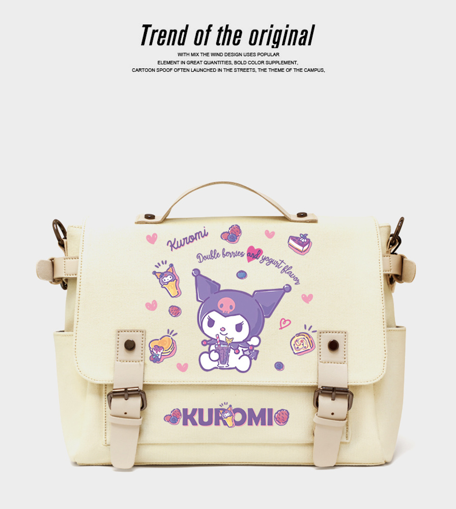 Kawaii Kuromi Cartoon Bag 2023 New College Handbag Y2k Korean Style Cute  Large Capacity Storage Bag Student Lady Student Shoulder Bag Corssbody Bags  For Sweet Girl Xmas Birthday Gift - Temu Australia