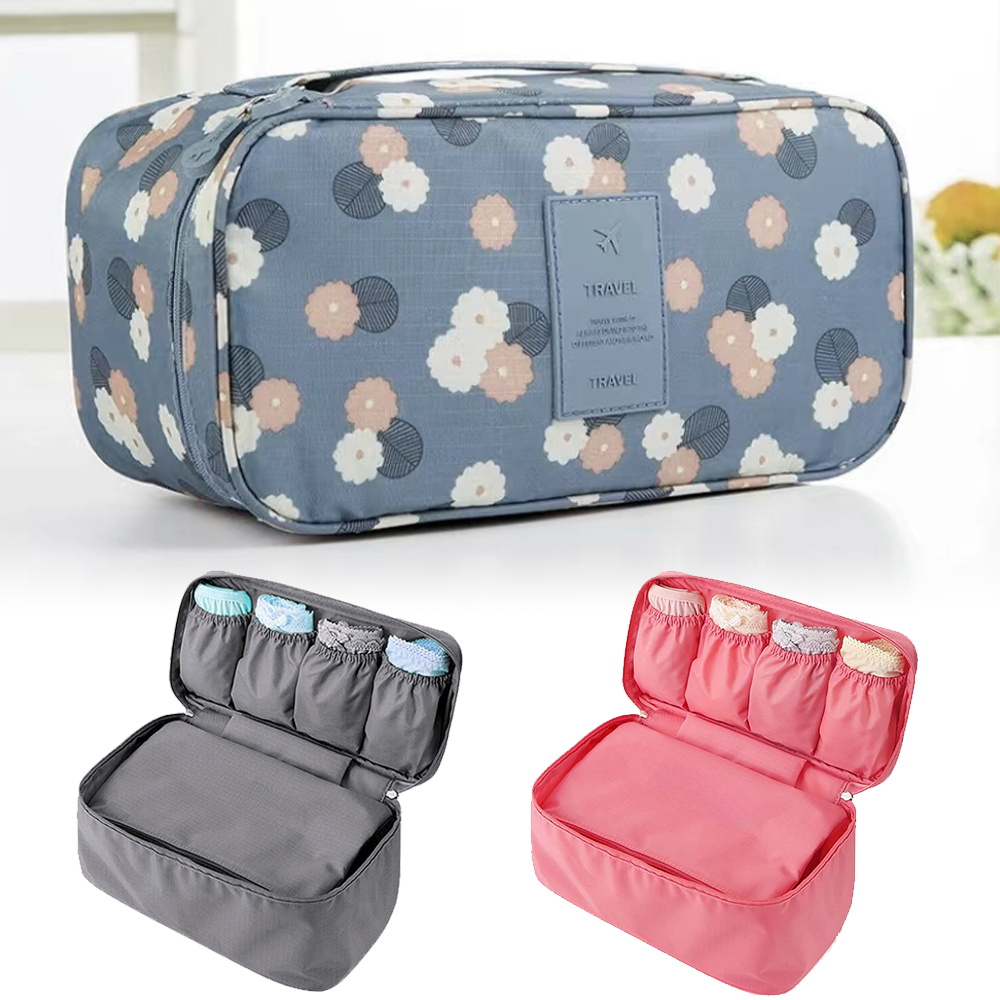 hefeilzmy Travel Home Organizer Zip Bag Case Portable Bra Storage Bag  Waterproof Bra and Underwear, A4, one-size, Portable,travel,mesh