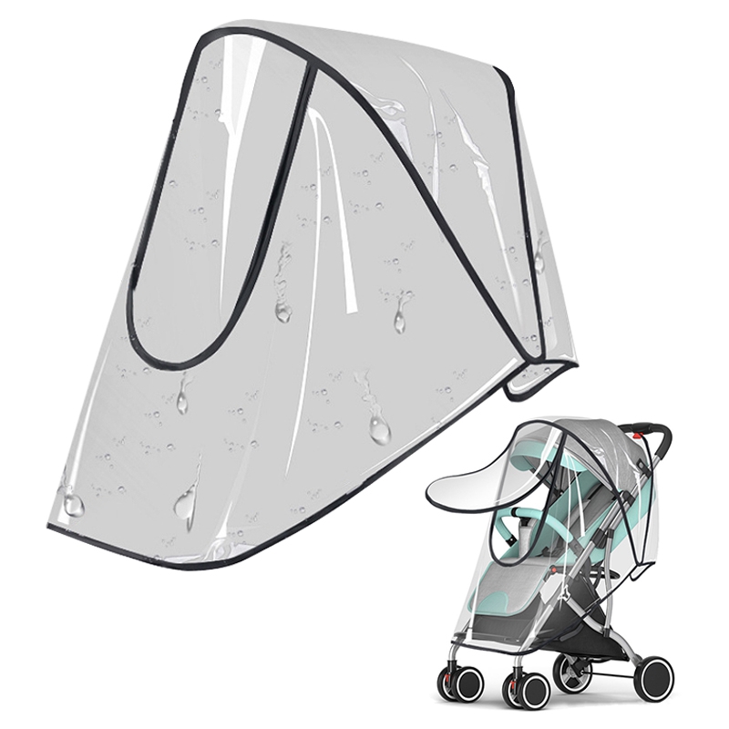 Cubierta para cochecito de bebé, paraguas protector contra el clima,  accesorios de tamaño universal, protege de la lluvia, viento, nieve, polvo,  agua