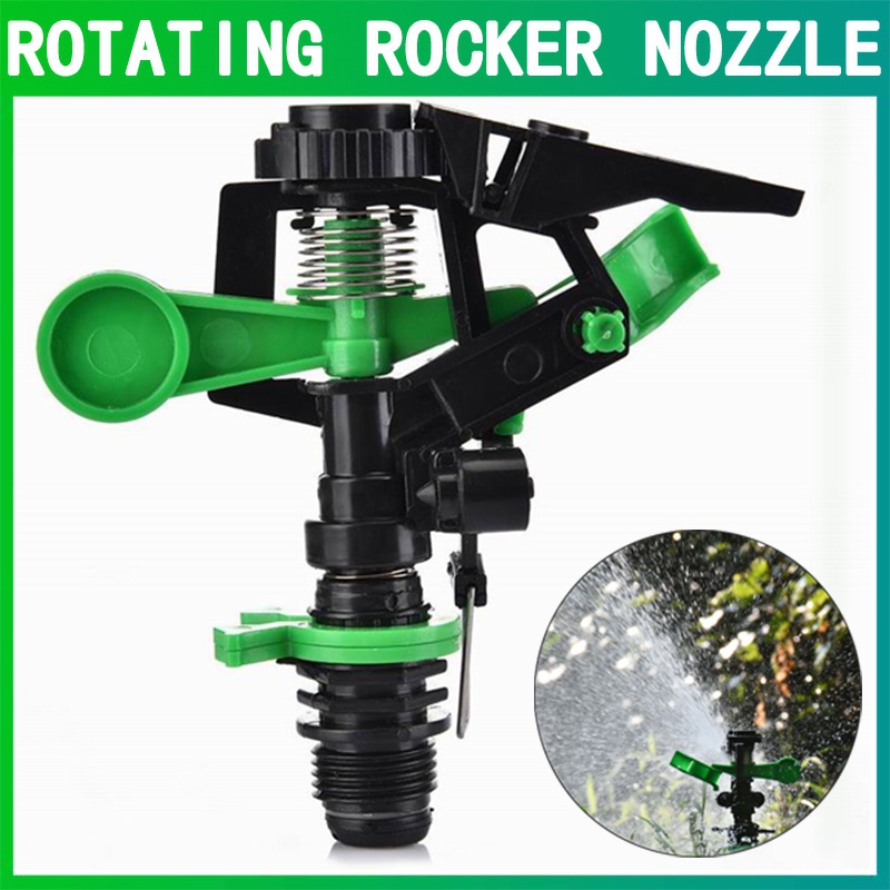 

Rotating Rocker Nozzle 360 Degrees Rotary Jet Nozzle Garden Irrigation Sprinklers Agricultural Irrigation Lawn Sprinklers For Garden Irrigation Tools