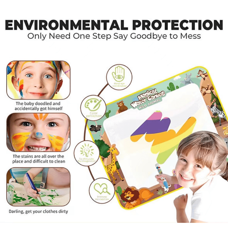 Magic Water Painting Cloth Toy, Can Be Used As Watercolor Painting Board,  Magic Color Doodle Blanket, Water Painting Book, Children's Toys - Temu