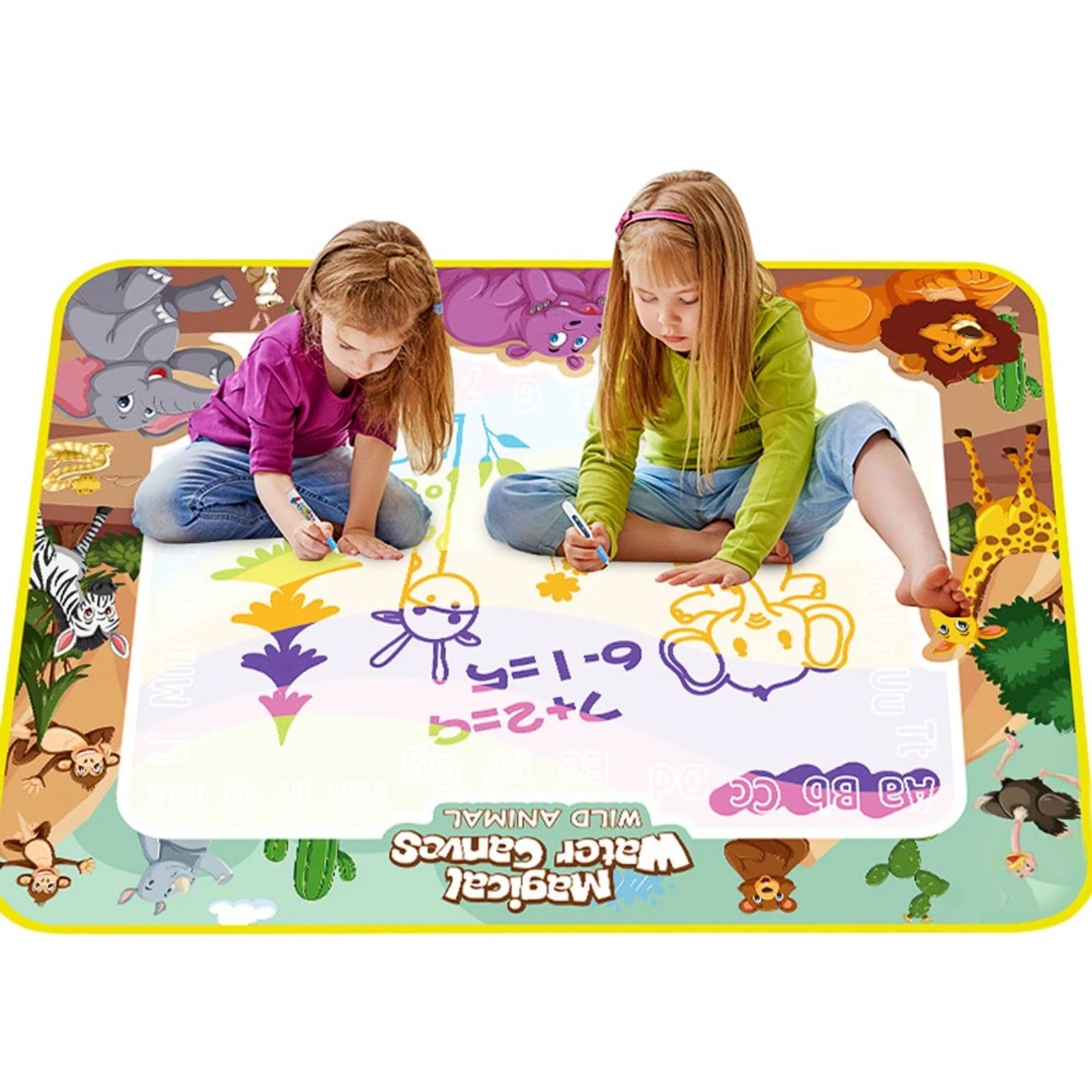 Drawing Mat, 2 Kinds of Drawing Pens Drawing Board Toy Water Painting Mat,  Graffiti Carpet Water Painting Mats for Kids Painting Children