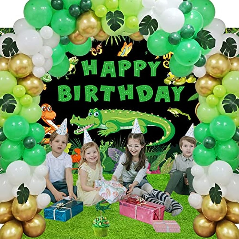 Reptile Birthday Party Decorations Set Reptile Swamp - Temu Austria