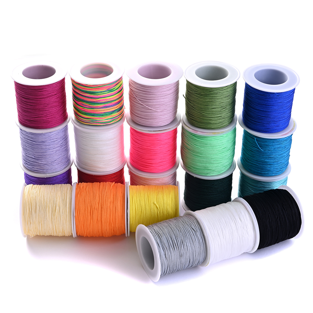 95meters Nylon Cords Beading Thread String For Diy Jewelry - Temu