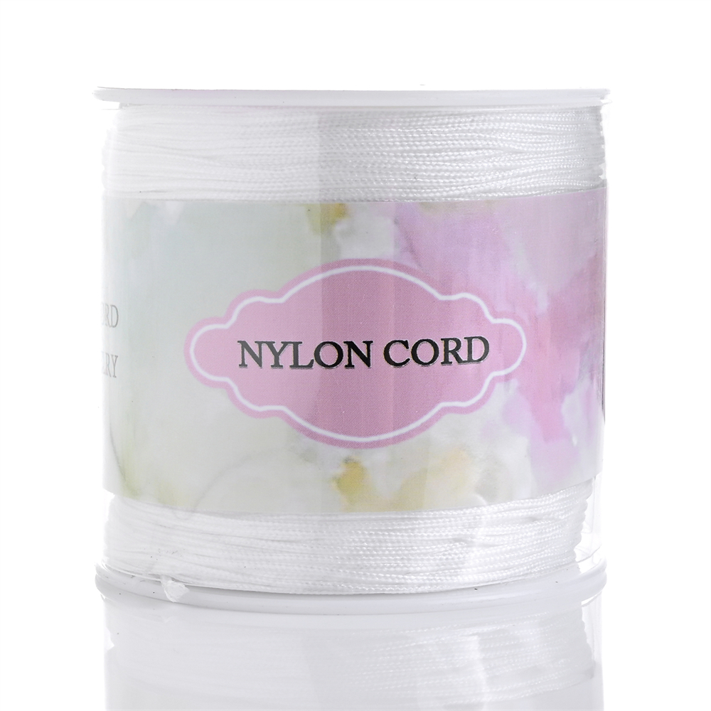 Image of 95 Meters Of 0.8mm Nylon Cord For Chinese Knotting, Suitable For Beading, Bracelet And Necklace Making, And Other Handmade Craft Additions