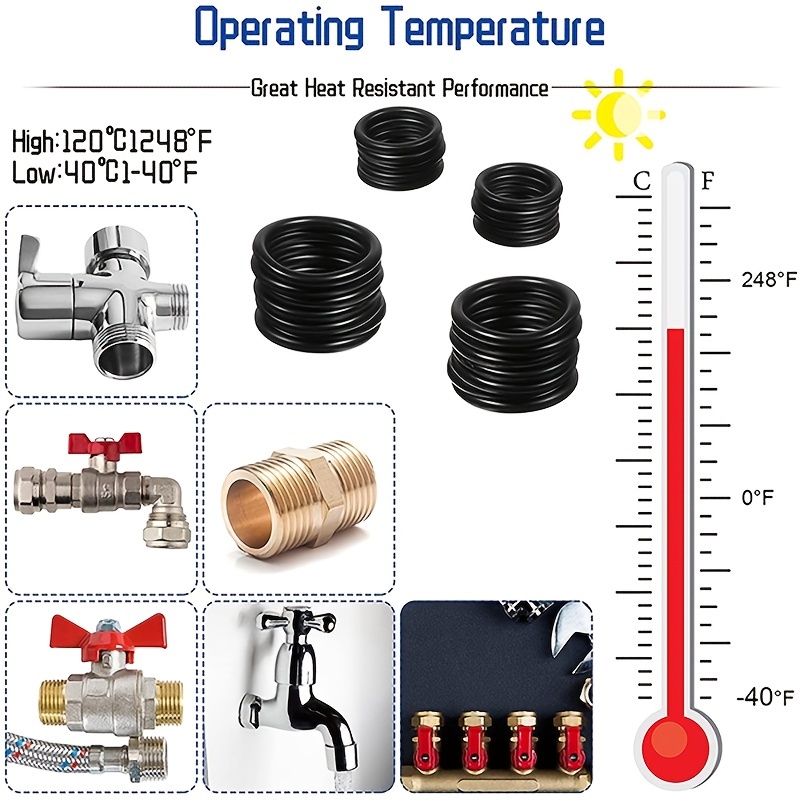 90/225pcs ring In Gomma Resistenza 'olio ring Guarnizioni A - Temu Italy