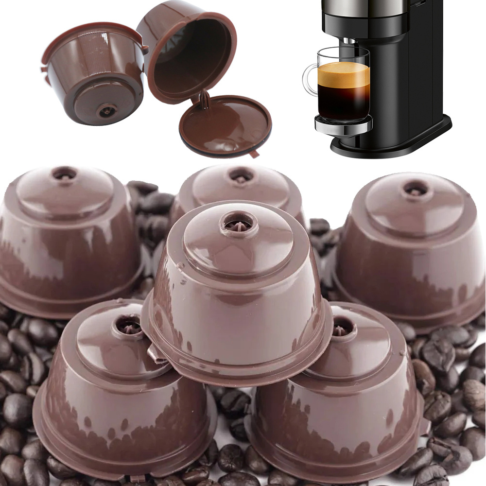 Stainless Steel Reusable Coffee Capsule For Dolce - Temu