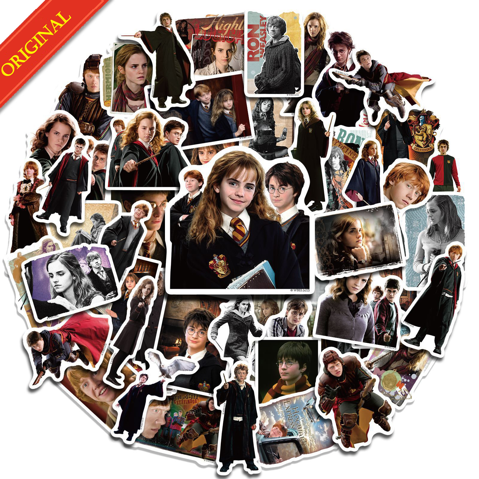 50pcs/Pack Cartoon Harry Potter Stickers