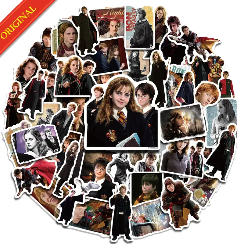 50pcs Harry Potter Classical Scenes Variety Vinyl Stickers Printed On  Quality, Matte Finish For Laptop, Water Bottle, Scrapbook Christmas,  Halloween