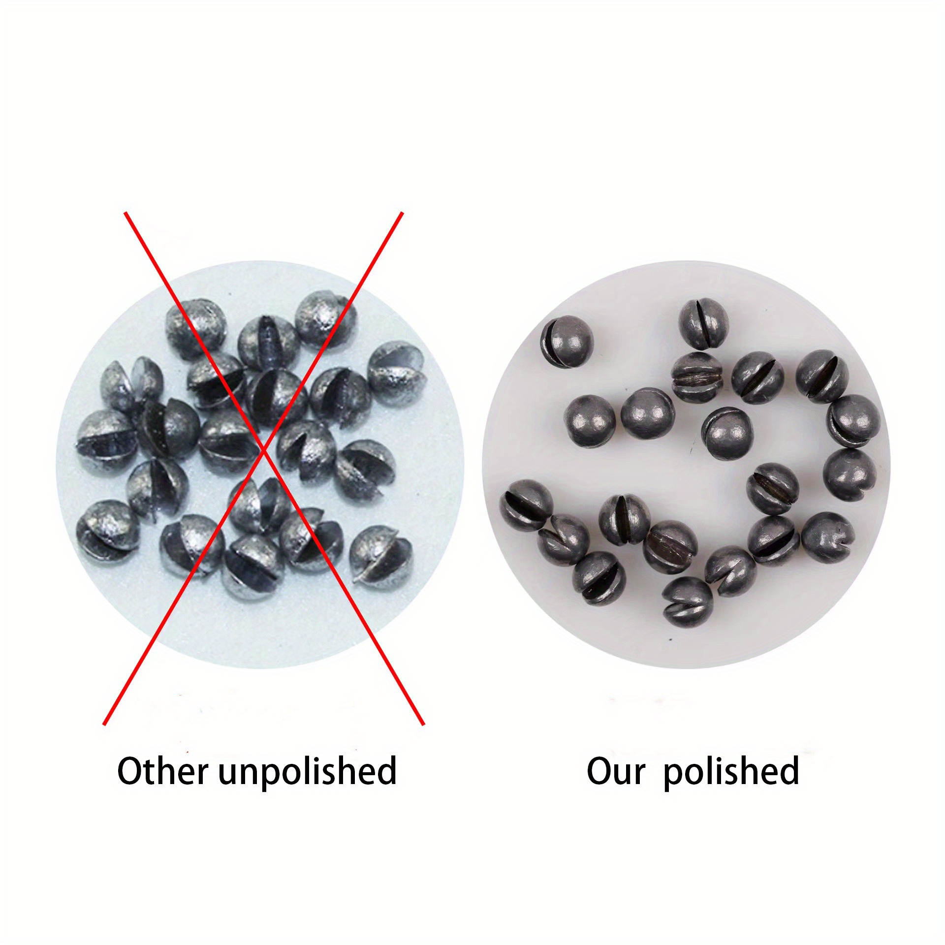 100/50pcs Fishing Weights Sinkers, Split Shot Round Removable Fishing  Sinkers, 5 Sizes Including 0.06/0.05/0.04/0.02/0.01oz (1.7/1.4/1.1/0.6/0.3g)