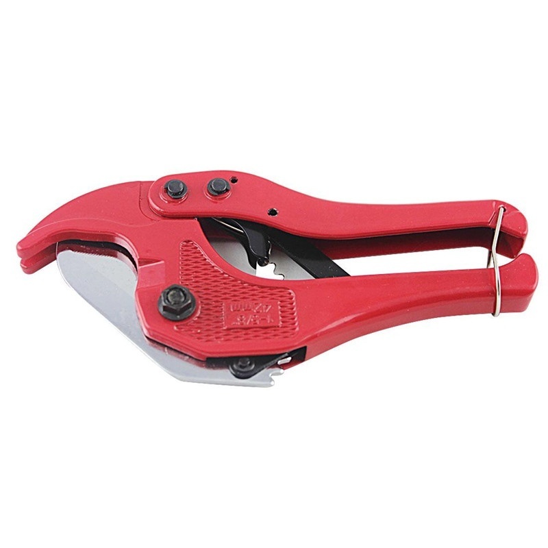 TEMU 1pc Red 42mm Knife Cut Ratchet Plumbing Pipe Plastic Tubing Hose Cutter Pvc Water Tube Tool