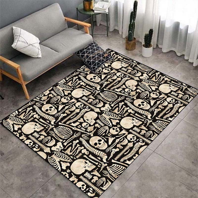 Gothic Skull Kitchen Rugs, Halloween Laundry Room Rug, Extra Long Oriental  Hallway Rug Runner Kitchen Mat, Soft Non Slip Carpet For Hall Living Room  Bedroom Sunroom Hardwood Floors Halloween Decor Room Decor