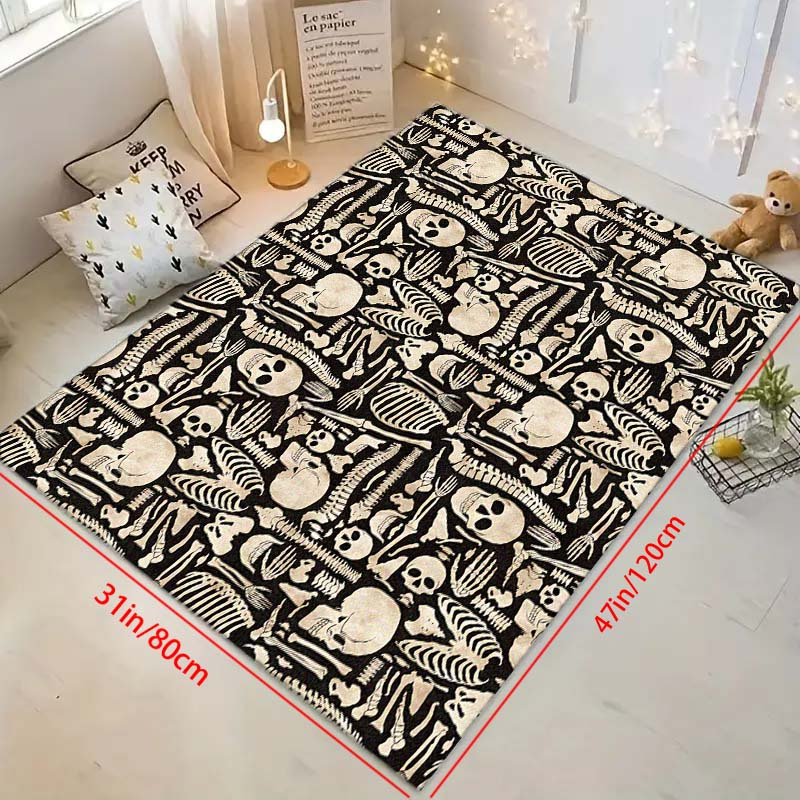 Gothic Skull Kitchen Rugs, Halloween Laundry Room Rug, Extra Long Oriental  Hallway Rug Runner Kitchen Mat, Soft Non Slip Carpet For Hall Living Room  Bedroom Sunroom Hardwood Floors Halloween Decor Room Decor