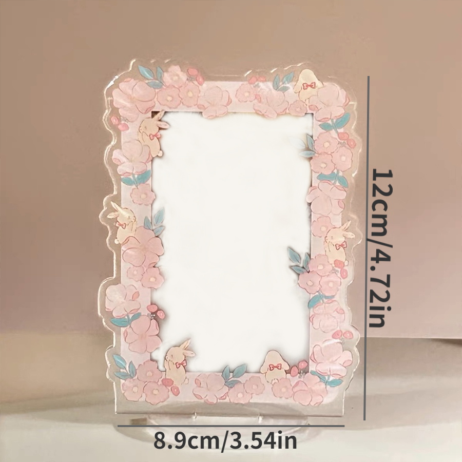 Acrylic Photo Frame Kpop Photocard Holder Idol Card Display Stand