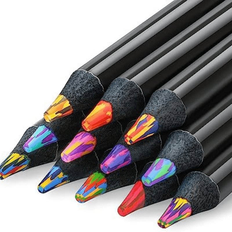 Lot de 6 stylos néon double face pour tableau LED lumineux, marqueurs néon  applicables pour dessiner, esquisser, créer, griffonnage, art, écrire, tabl