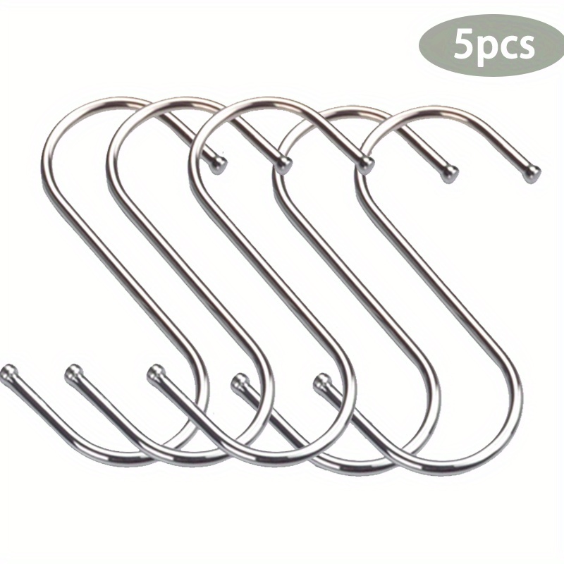 S Hooks Hanging Clothes Stainless Steel S Hooks Heavy Duty - Temu Canada