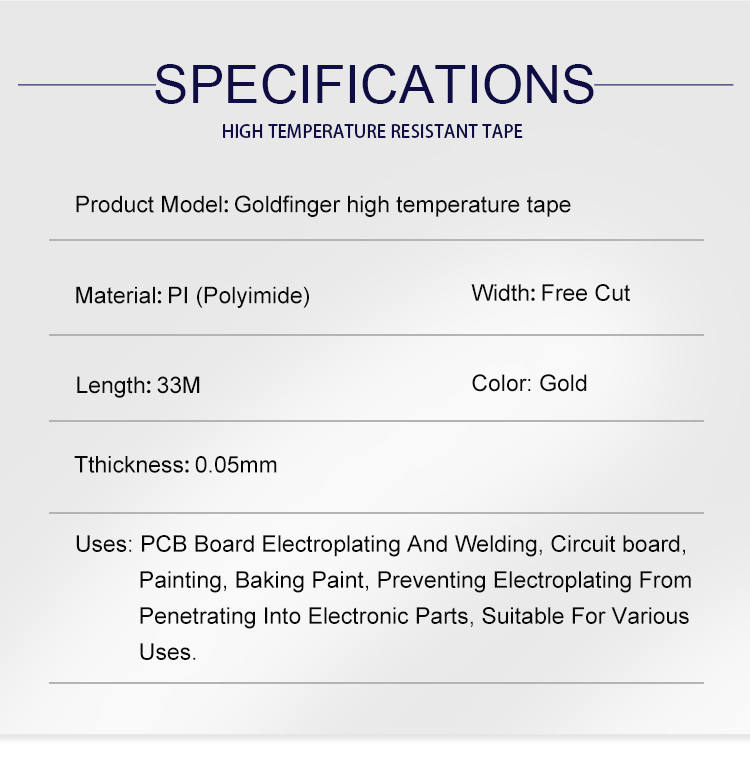 Kapton Tape High Temperature, شريط عازل حراري