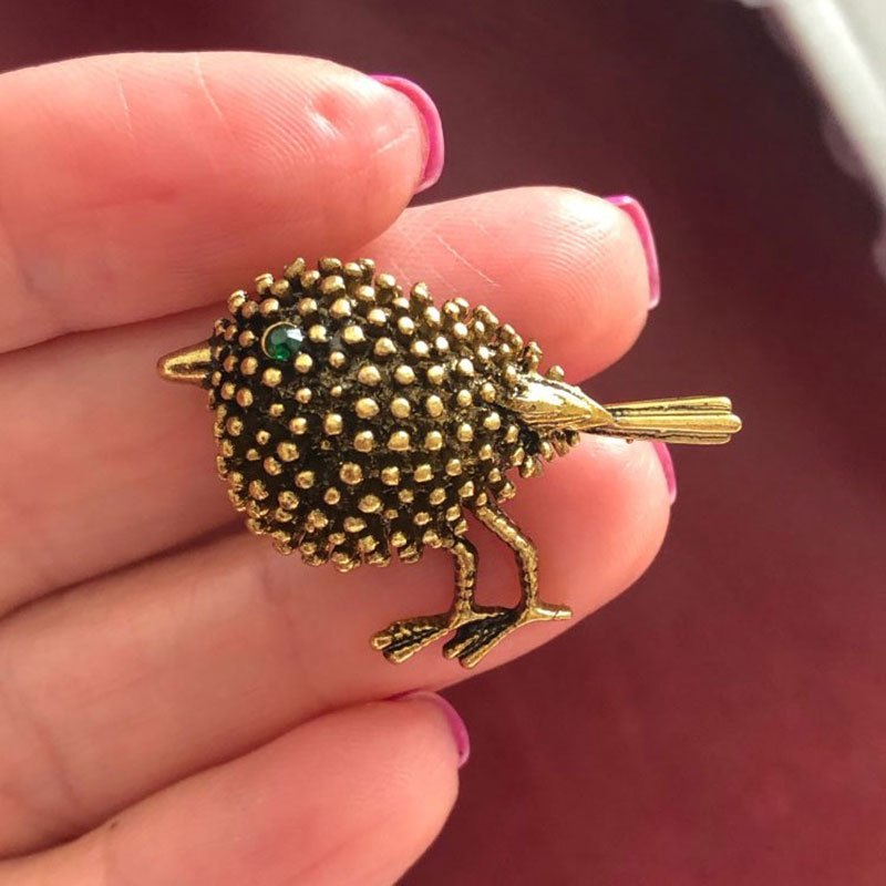 Rhinestone Sea Animal Gold Fish Brooches Party Brooch For Women