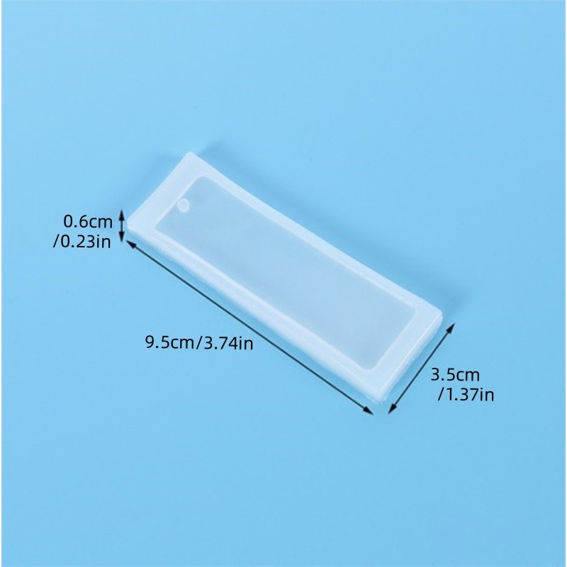 Leaves Flower Bookmark Silicone Mold Wave Rectangle - Temu