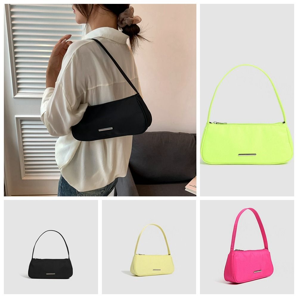 2023 New Fashion Solid Color Shoulder Baguette Bag