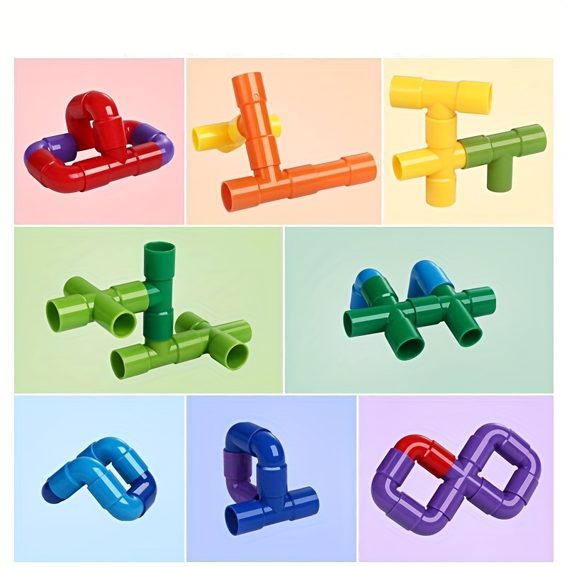 Tubes de construction en plastique Montessori - Boutique inspirée