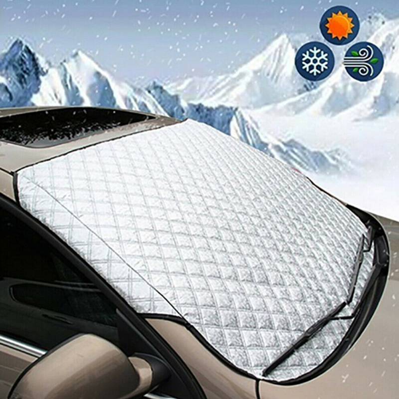 Car Windshield Cover Winter Sun Snow Ice Cover Waterproof Dustproof  Anti-frost Anti-fog UV Protection Snow Cover Car Accessories, Multi-purpose