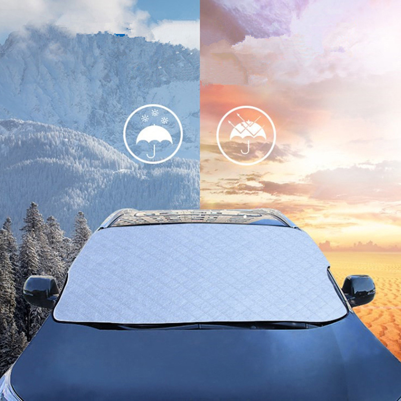 Car Windshield Cover Winter Sun Snow Ice Cover Waterproof Dustproof  Anti-frost Anti-fog UV Protection Snow Cover Car Accessories, Multi-purpose