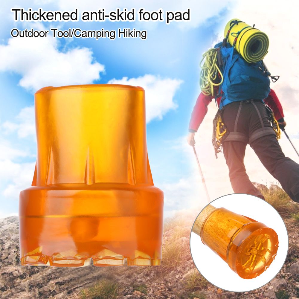 Trekking Pole Cane Climb Outdoor Camp Nordic Walk Stick Hike Protector Cap  Tip Rubber Replacement Alpenstock