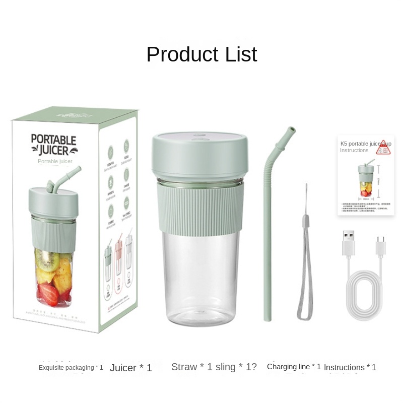 Giugt Portable Electric Juicer Cup, USB Rechargeable Personal