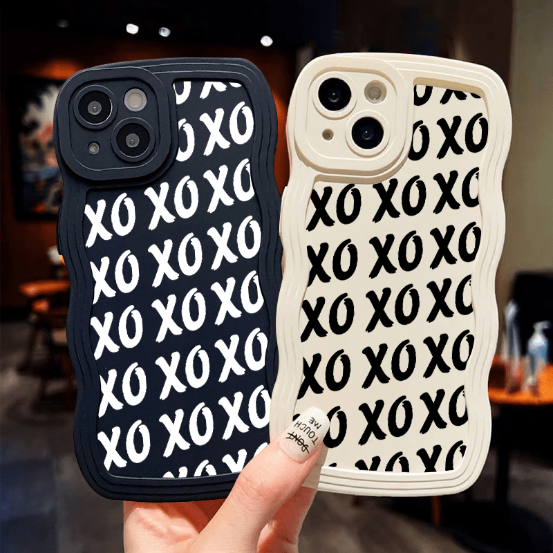 Letter X Graphic Luxury Phone Case For Iphone 11 14 13 12 Pro Max Xr Xs 7 8  Plus Shockproof Cases Fall Bumper Back Soft Matte Lens Protection Cover  Pattern Cases - Temu United Arab Emirates