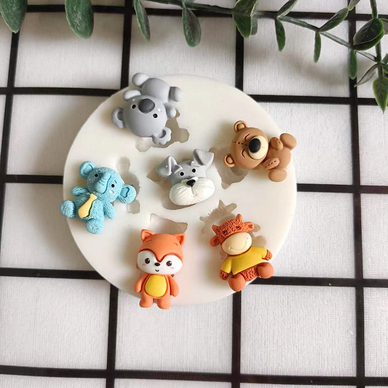 Cartoon Animal Molds Children's Diy Making Polymer Clay Earrings