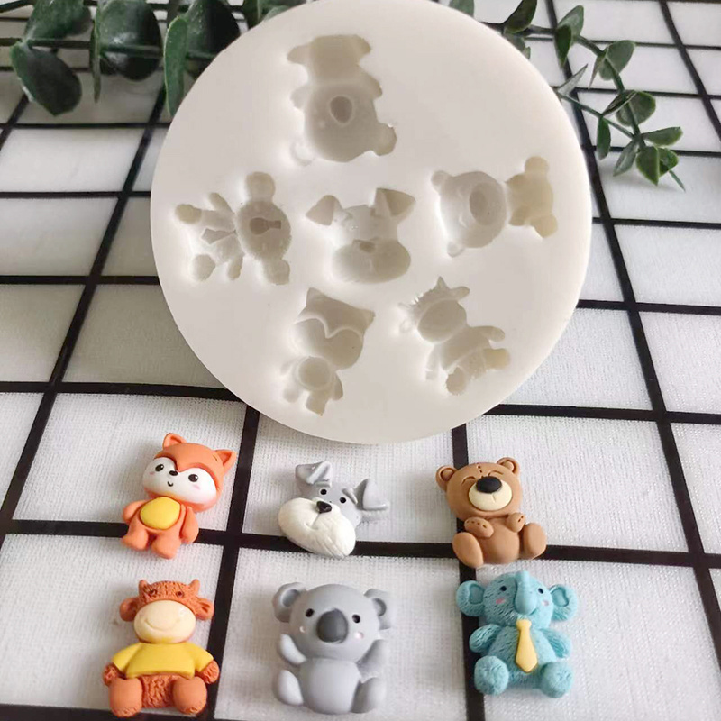 3D Animal Bear Duck Candy Craft Silicone Mold Resin Tools Cupcake Baking  Mold Fondant Cake Decoration Tools - Silicone Molds Wholesale & Retail -  Fondant, Soap, Candy, DIY Cake Molds