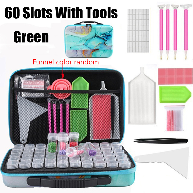 60 Slots Diamond Painting Storage Containers, Diamond Art Accessories and  Tools