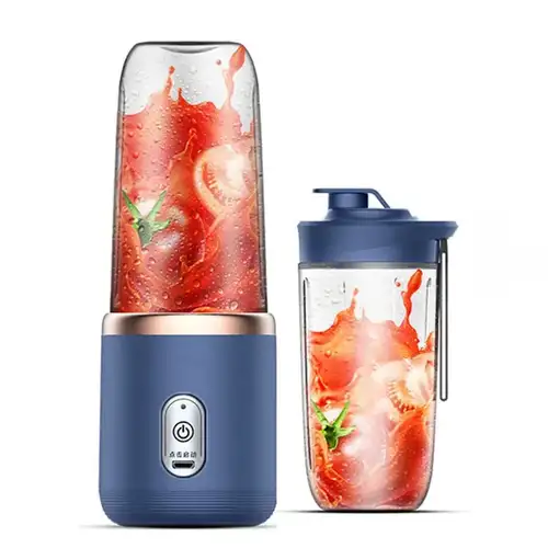 Portable Juicer Cup - 6 Blades, Automatic Electric Blender For