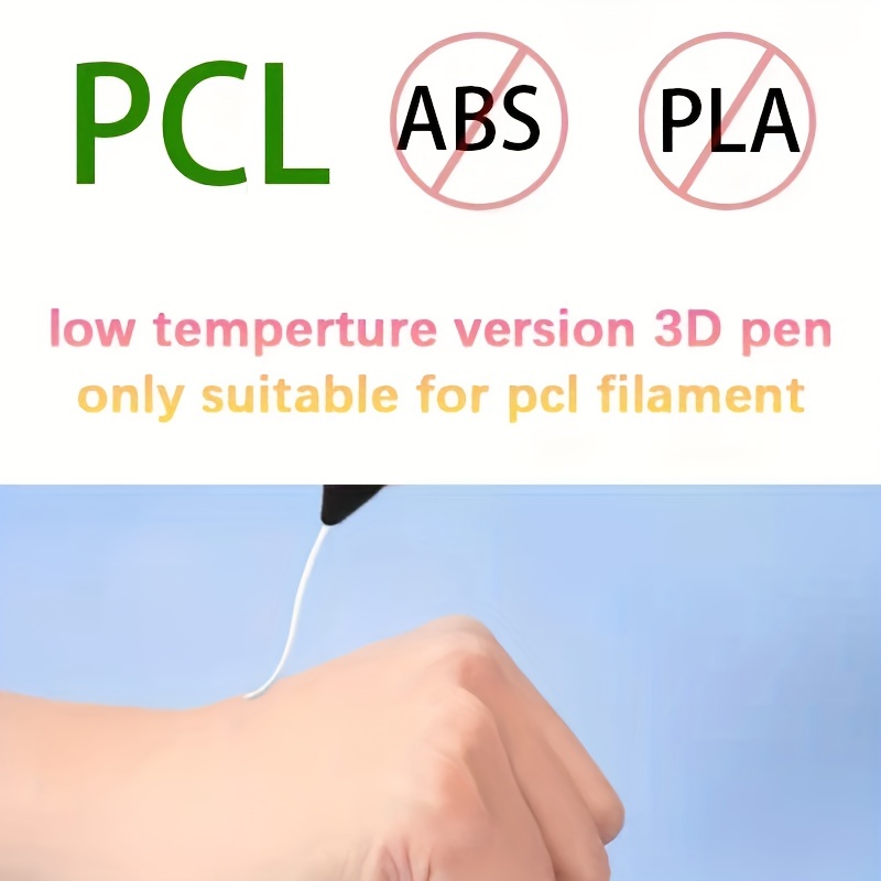 Low Temperature 3d Pen Diy 3d Printing Pen With Pcl - Temu