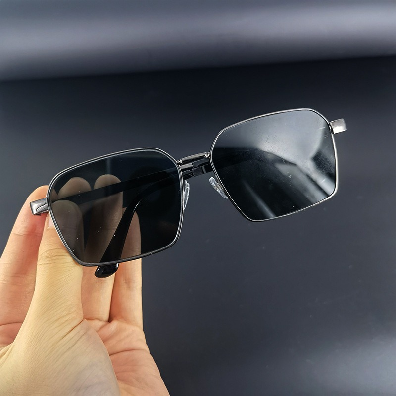 1pc Mens Sunglasses Big Frame Polygonal Metal Frame Sunglasses, Today's  Best Daily Deals