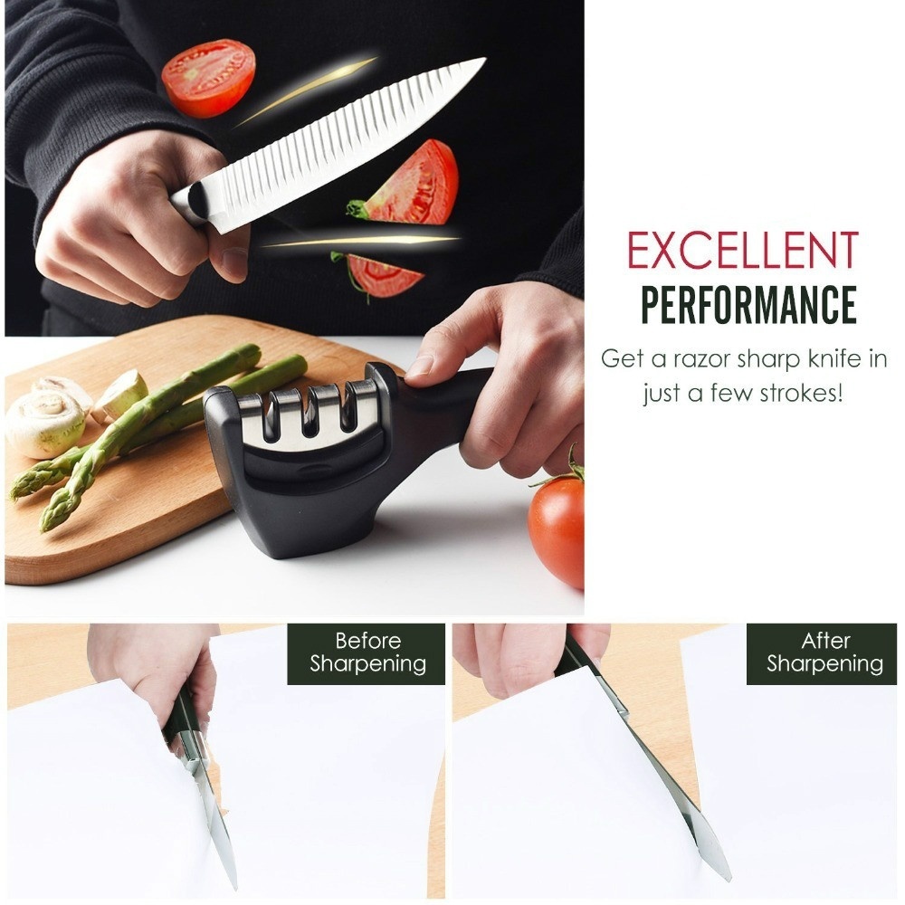 Professional 3 stage Knife Sharpener: Get Razor sharp Knives - Temu