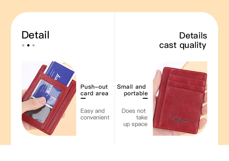 Slim Minimalist Wallet RFID Blocking Front Pocket Wallet Credit Card Holder  Mini