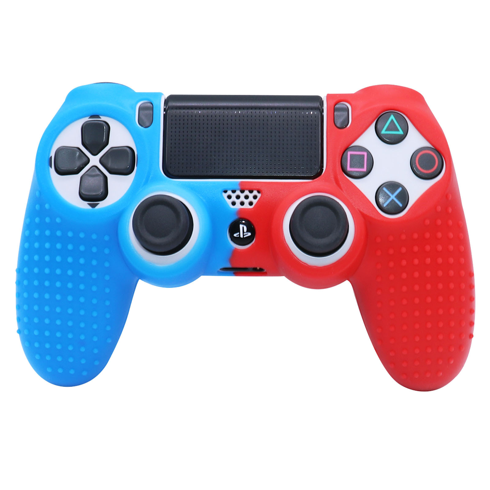 1 Pair Silicone Cover Skin Rubber Case for PlayStation 4 PS4 Wireless  Controller