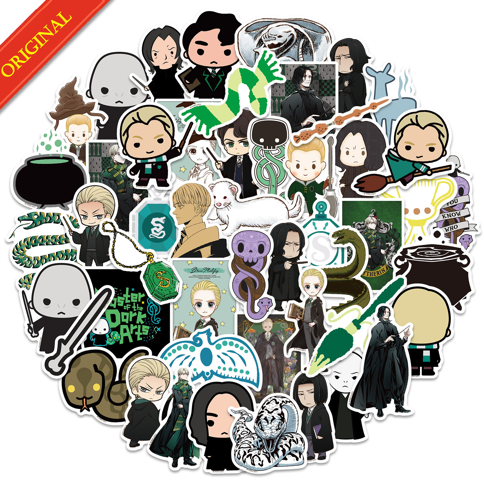 Harry Potter Officially Licensed Slytherin Vinyl Stickers - Temu Netherlands