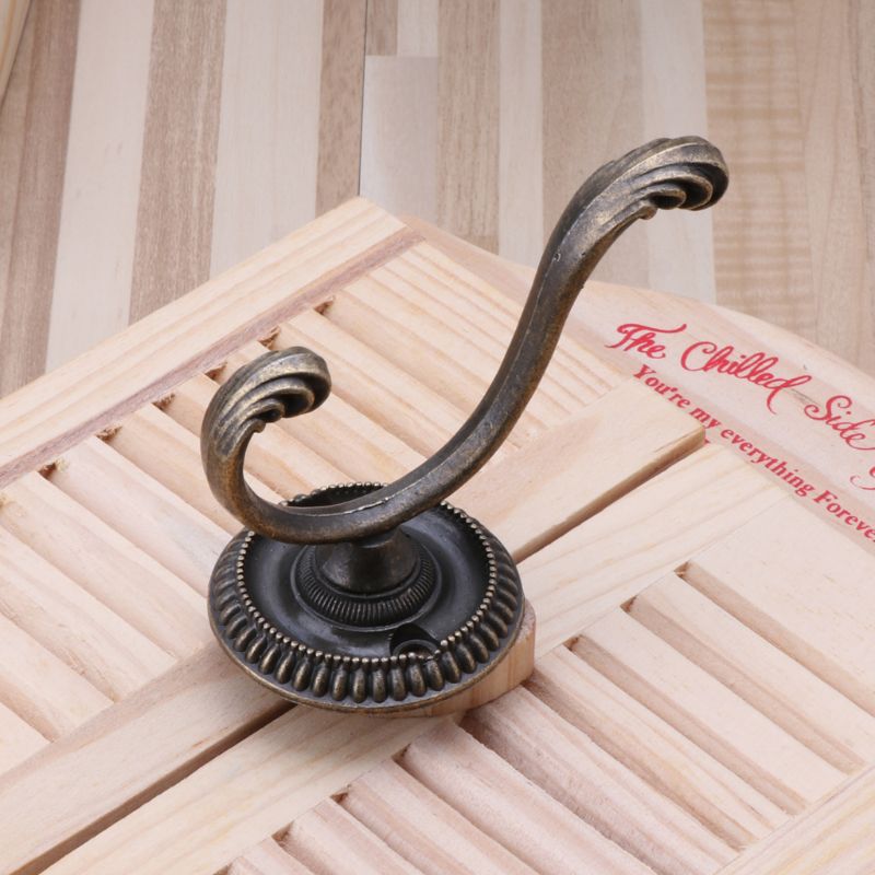 Vintage Hangers Hook Zinc Alloy Wall Hook Bronze Cloth Coat Bag