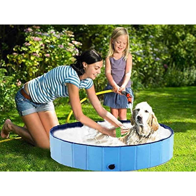 Foldable Pet Spray Pad Dog Bath Pool Thickened - Temu