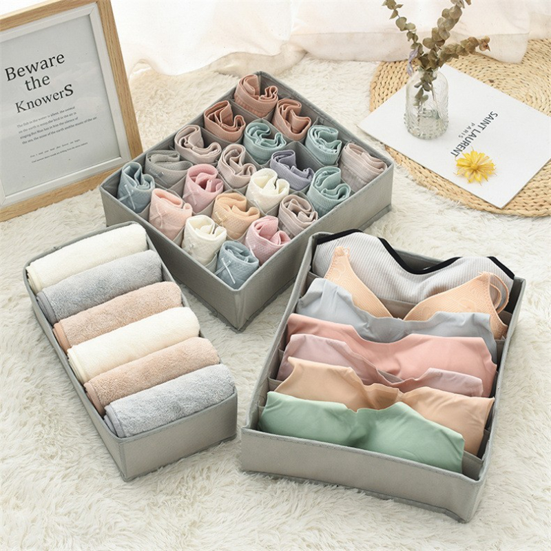 Underwear Drawer Storage Box Foldable Storage Drawer Basket - Temu