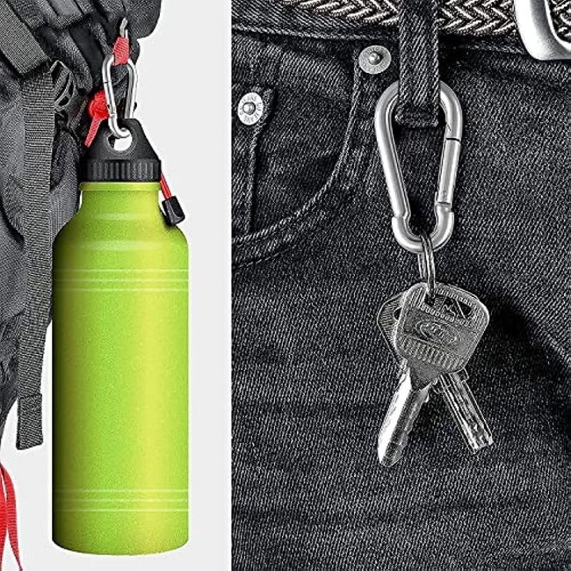 Outdoor Fishing Locks And Webbing Spring Snap Hooks With Lock Buckle,  Carabiner & Key Chain For Travel Aluminum Lock Compact & Durable From  Heng06, $14.85