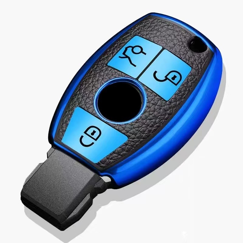 HAOYOUMEI Suitable For Mercedes Benz keys.Advanced soft TPU key Cover is  compatible with CERSGS CLS CLK GLC ML GLE GLS SL SLR McLaren AMG Smart  Remote
