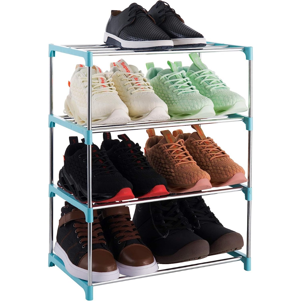 

Simple Stackable 4-layer Shoes Storage Rack